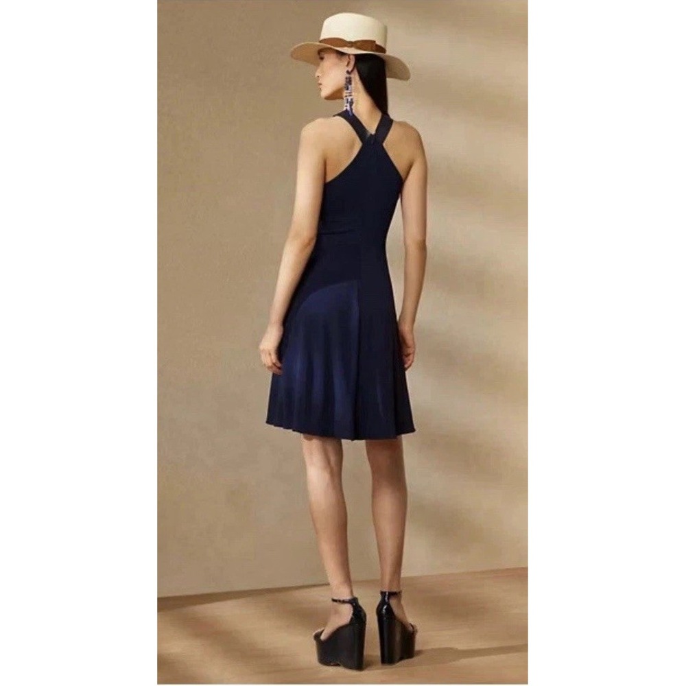 Ralph Lauren Collection Jinett Jersey Halter Day Dress Size 10 US - Picture 2 of 12
